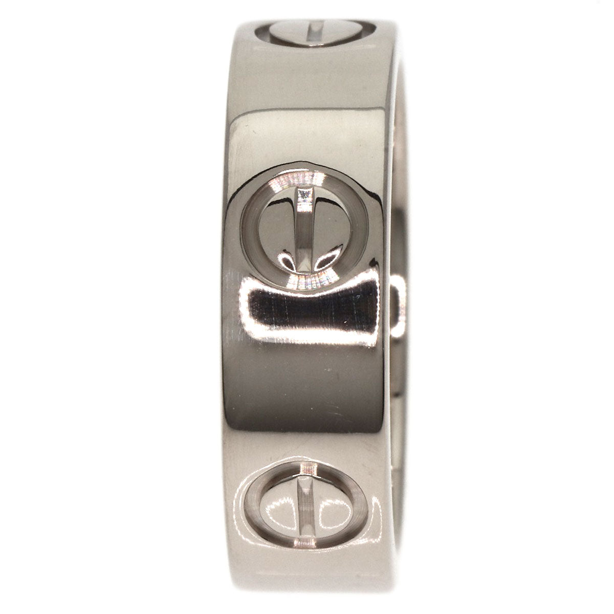 CARTIER love ring #50 Ring K18 White Gold Ladies [Used]