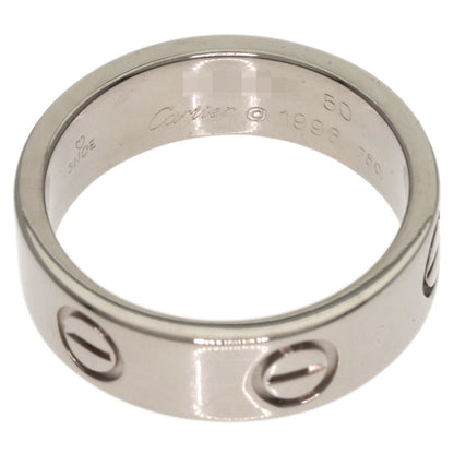 CARTIER love ring #50 Ring K18 White Gold Ladies [Used]