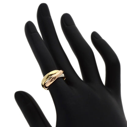 CARTIER Trinity MM #49 Ring K18 Yellow Gold 18K Pink GoldLadies [Used]