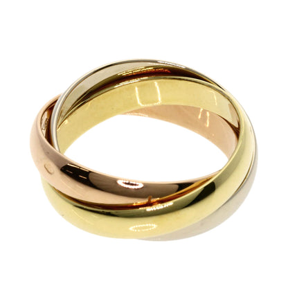 CARTIER Trinity #48 Ring K18 Yellow Gold 18K Pink GoldLadies [Used]