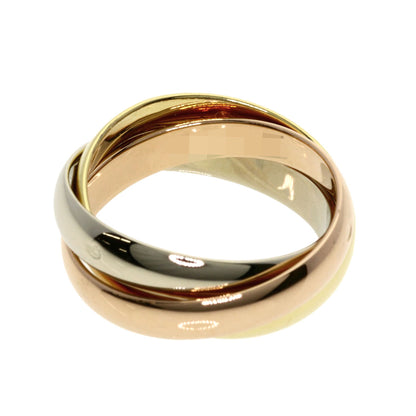 CARTIER Trinity #48 Ring K18 Yellow Gold 18K Pink GoldLadies [Used]