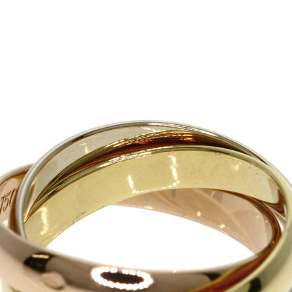 CARTIER Trinity #48 Ring K18 Yellow Gold 18K Pink GoldLadies [Used]