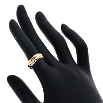 CARTIER Trinity SM #47 current model Ring K18 Yellow Gold 18K Pink GoldLadies [Used]