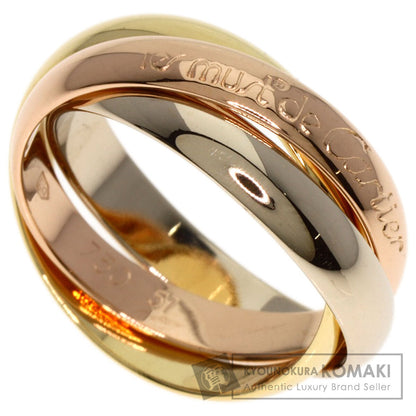 CARTIER   Trinity MM #51 Ring  K18 Yellow Gold 18K Pink GoldLadies [Used]