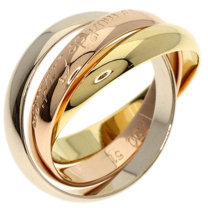 CARTIER   Trinity MM #51 Ring  K18 Yellow Gold 18K Pink GoldLadies [Used]