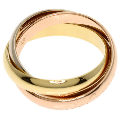 CARTIER   Trinity MM #51 Ring  K18 Yellow Gold 18K Pink GoldLadies [Used]