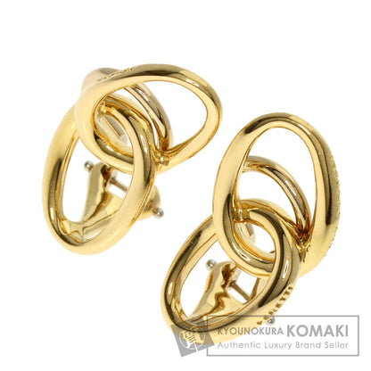 TIFFANY&Co. Double loop Earring K18 Yellow Gold Ladies [Used]
