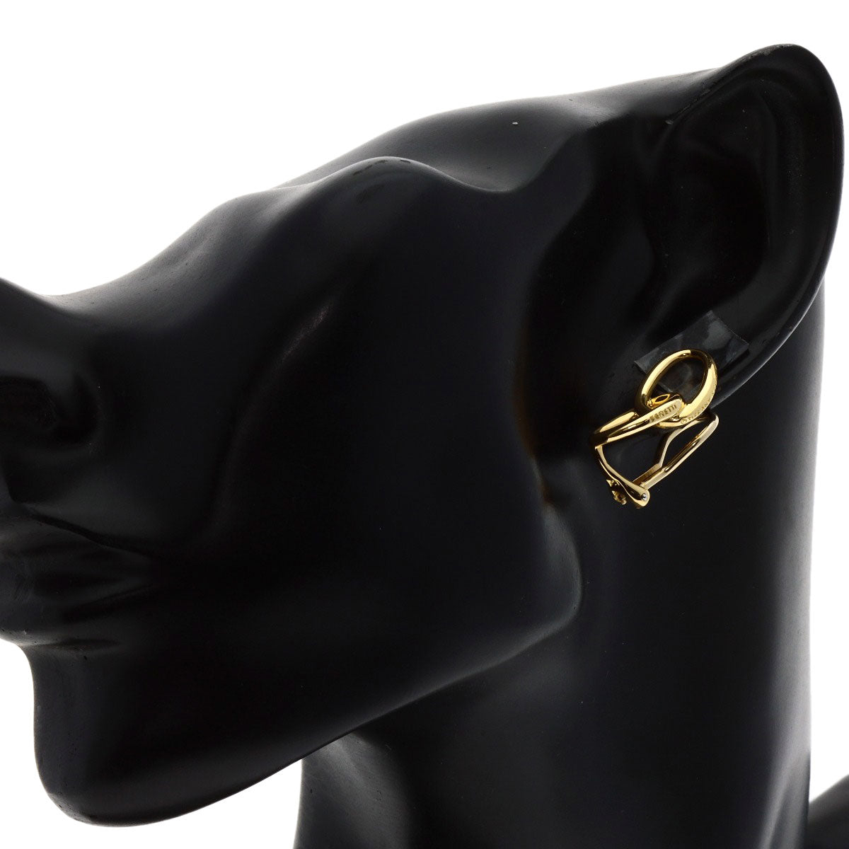 TIFFANY&Co. Double loop Earring K18 Yellow Gold Ladies [Used]