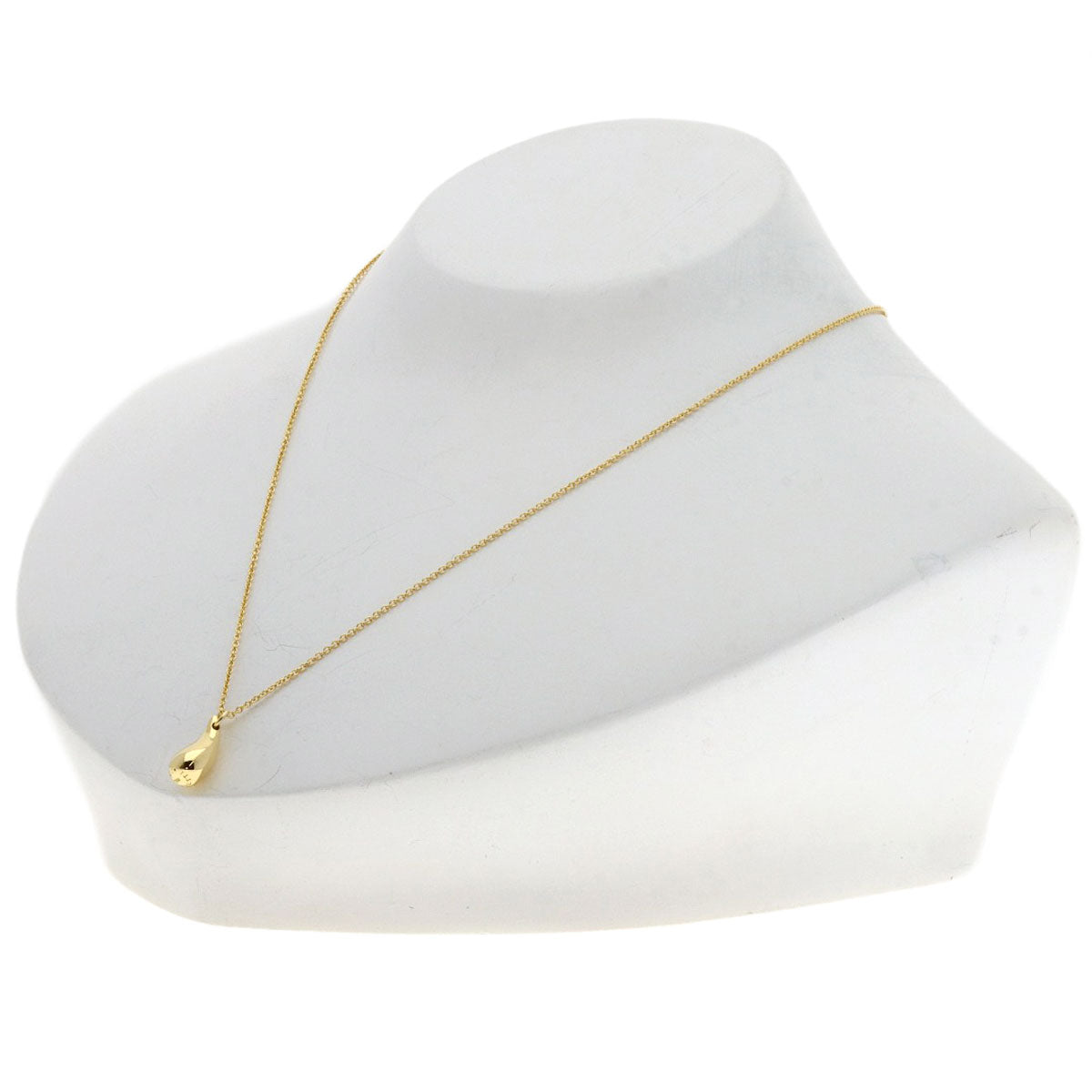 TIFFANY&Co. teardrop Necklace K18 Yellow Gold Ladies [Used]