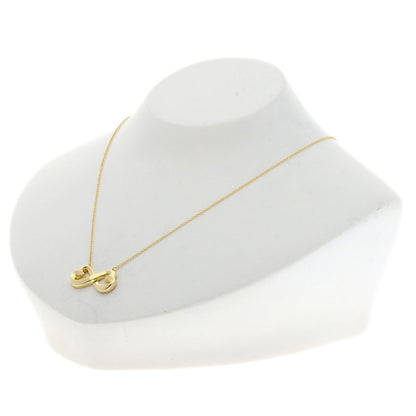 TIFFANY&Co. Double Loving Heart Necklace K18 Yellow Gold Ladies [Used]
