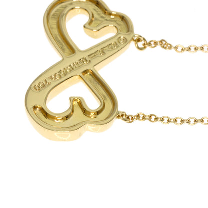 TIFFANY&Co. Double Loving Heart Necklace K18 Yellow Gold Ladies [Used]