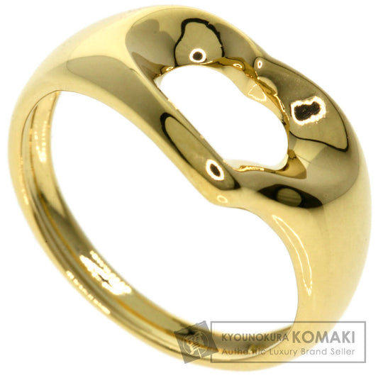 TIFFANY&Co. Open heart Ring K18 Yellow Gold Ladies [Used]