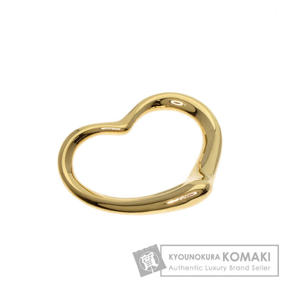 TIFFANY&Co. Open heart Pendant top K18 Yellow Gold Ladies [Used]