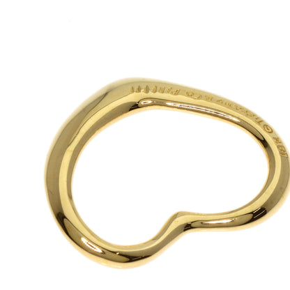 TIFFANY&Co. Open heart Pendant top K18 Yellow Gold Ladies [Used]