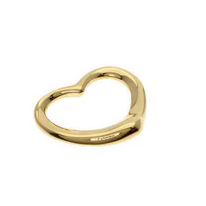 TIFFANY&Co.   Open heart Pendant top  K18 Yellow Gold Ladies [Used]