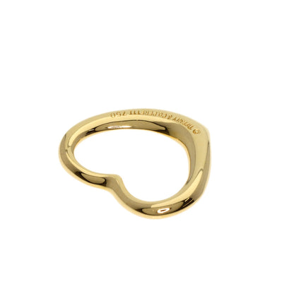 TIFFANY&Co.   Open heart Pendant top  K18 Yellow Gold Ladies [Used]