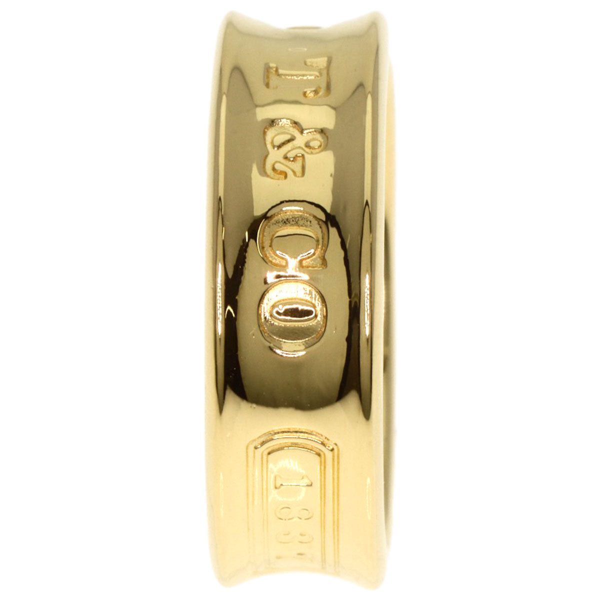 TIFFANY&Co. 1837 Ring K18 Yellow Gold Ladies [Used]