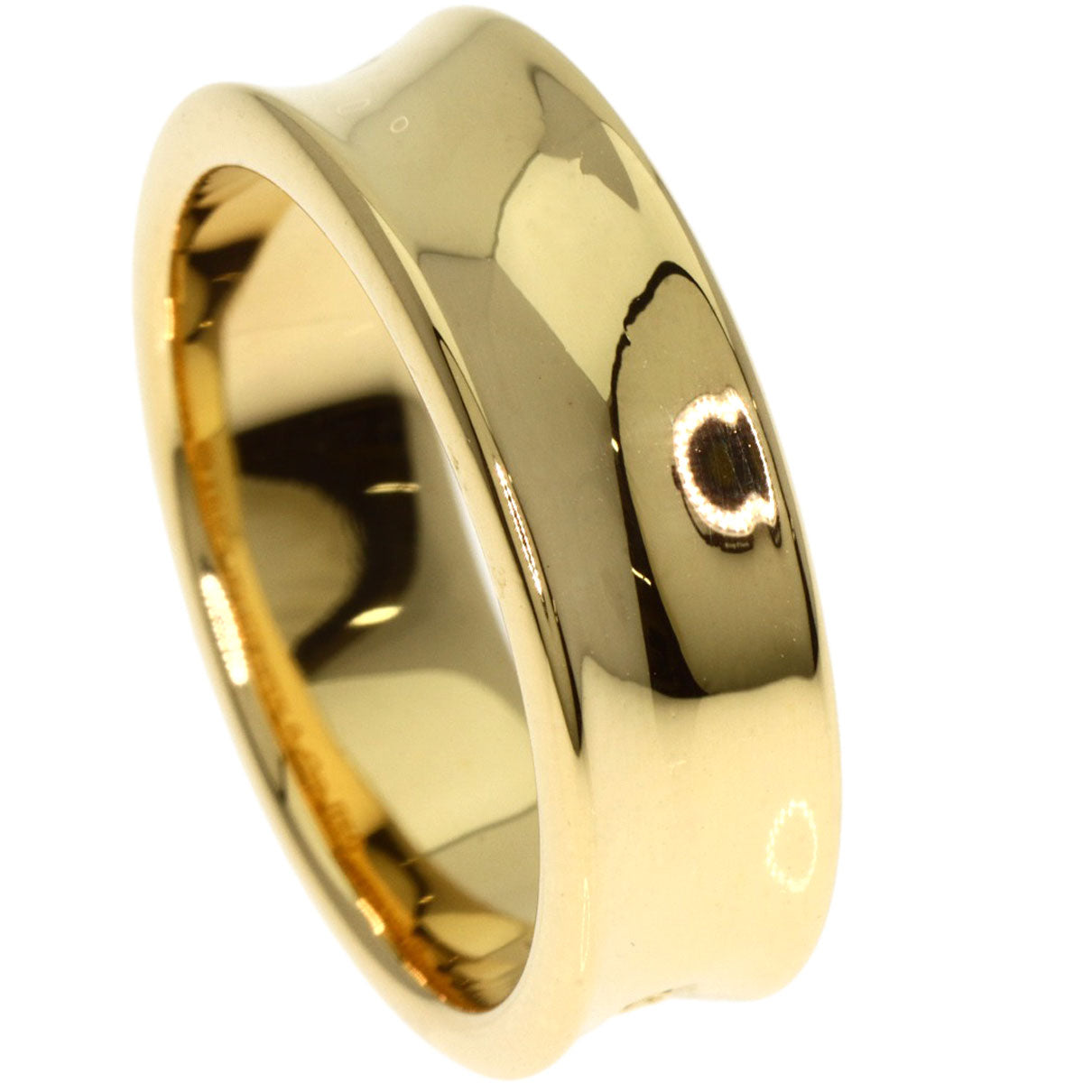 TIFFANY&Co. 1837 Ring K18 Yellow Gold Ladies [Used]