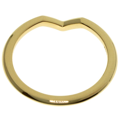 TIFFANY&Co. V band Ring K18 Yellow Gold Ladies [Used]