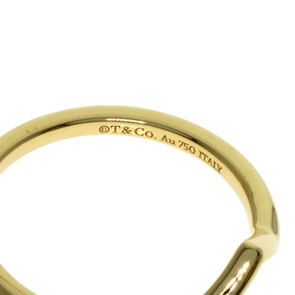 TIFFANY&Co. V band Ring K18 Yellow Gold Ladies [Used]