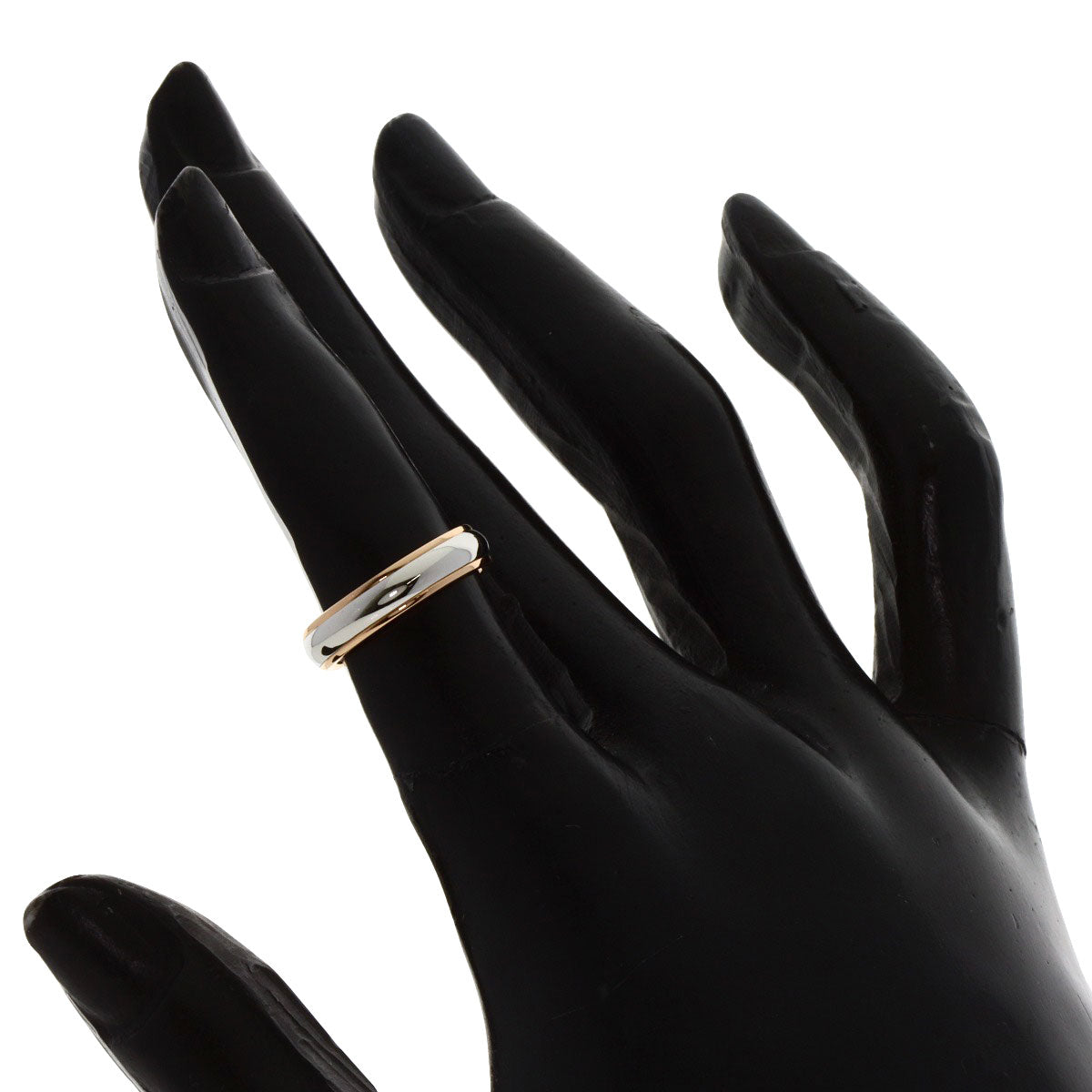 TIFFANY&Co. Milgrain Ring Platinum PT950 18K Pink GoldLadies [Used]