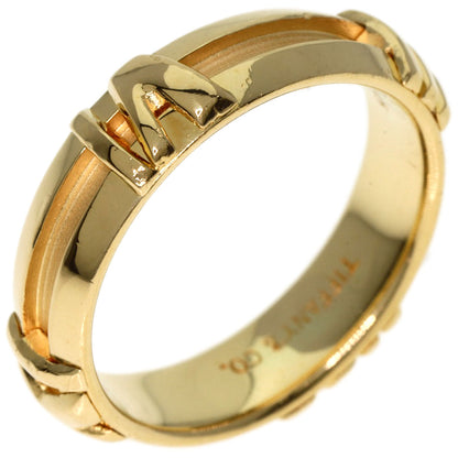 TIFFANY&Co. Atlas Ring K18 Yellow Gold Ladies [Used]