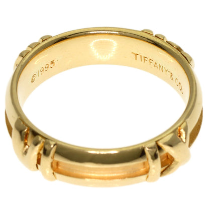 TIFFANY&Co. Atlas Ring K18 Yellow Gold Ladies [Used]