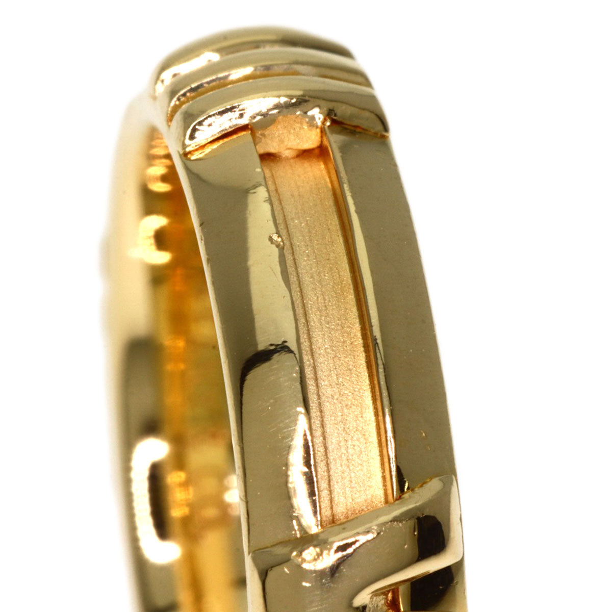 TIFFANY&Co. Atlas Ring K18 Yellow Gold Ladies [Used]