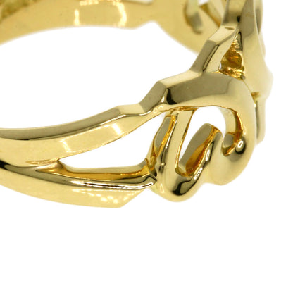 TIFFANY&Co. Triple rubbing heart Ring K18 Yellow Gold Ladies [Used]