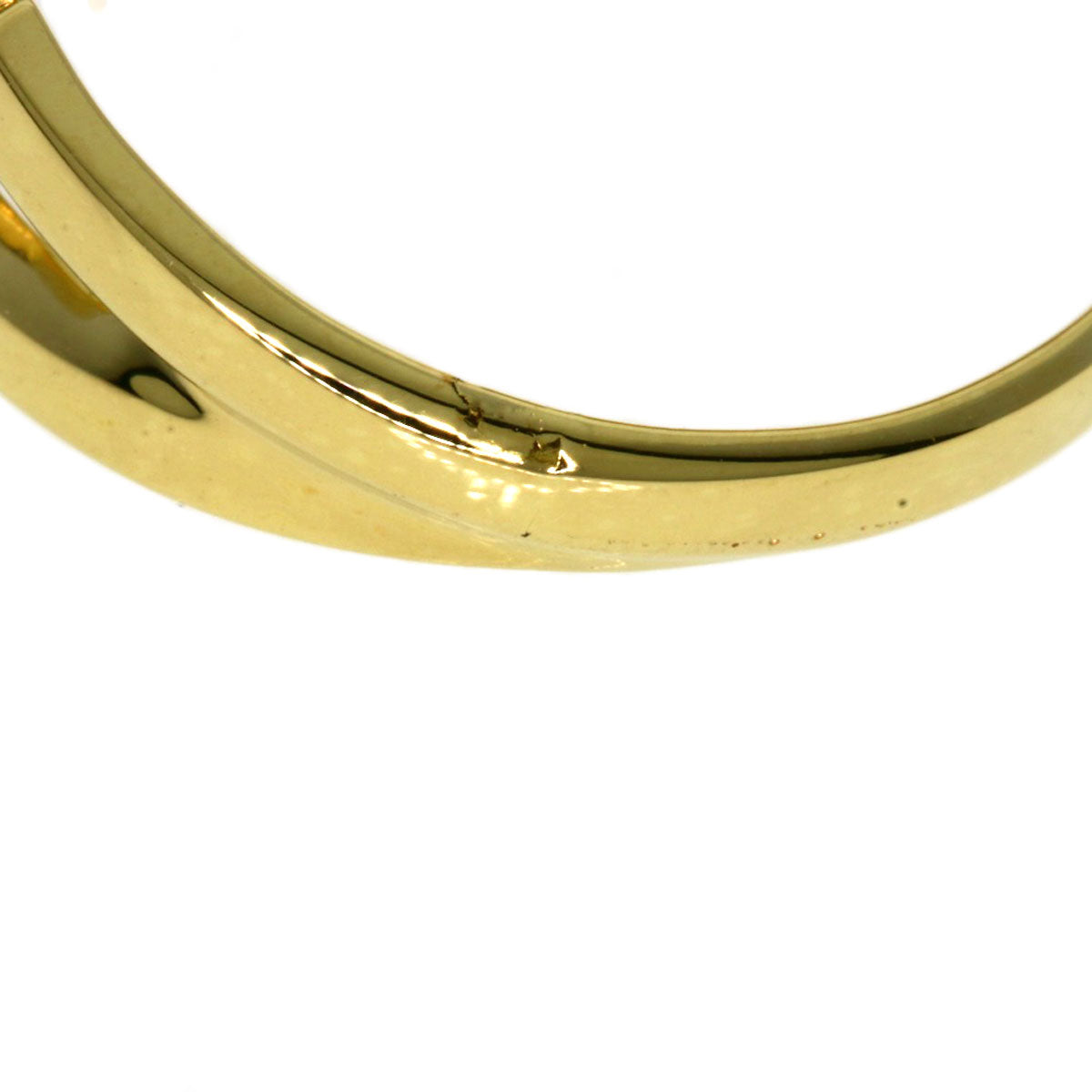 TIFFANY&Co. Triple rubbing heart Ring K18 Yellow Gold Ladies [Used]