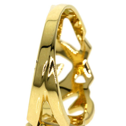 TIFFANY&Co. Triple rubbing heart Ring K18 Yellow Gold Ladies [Used]