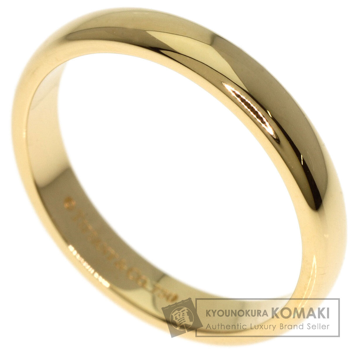 TIFFANY&Co. Stacking band Ring K18 Yellow Gold Ladies [Used]