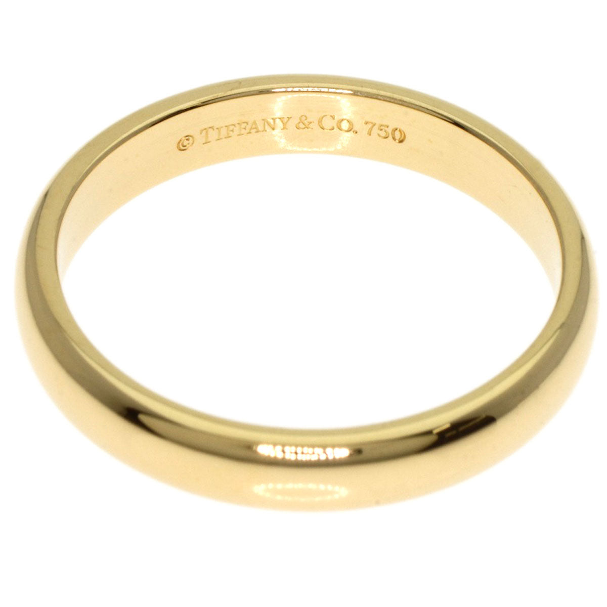 TIFFANY&Co. Stacking band Ring K18 Yellow Gold Ladies [Used]