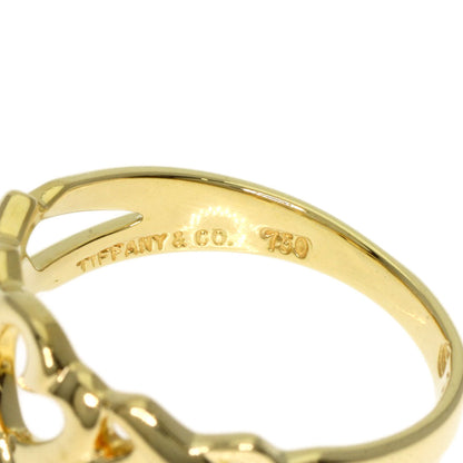 TIFFANY&Co.   Triple rubbing heart Ring  K18 Yellow Gold Ladies [Used]