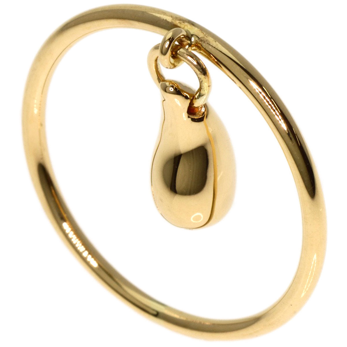 TIFFANY&Co. teardrop Ring K18 Yellow Gold Ladies [Used]