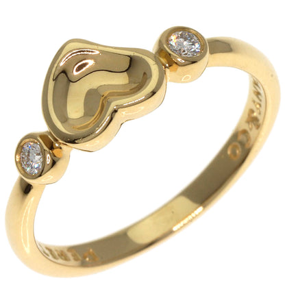 TIFFANY&Co. Full Heart 2P Diamond Ring K18 Yellow Gold Ladies [Used]