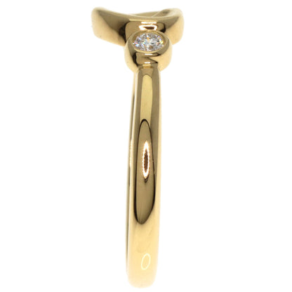 TIFFANY&Co. Full Heart 2P Diamond Ring K18 Yellow Gold Ladies [Used]