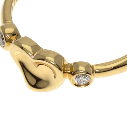 TIFFANY&Co. Full Heart 2P Diamond Ring K18 Yellow Gold Ladies [Used]