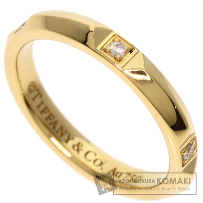 TIFFANY&Co. True Band Diamond Ring K18 Yellow Gold Ladies [Used]