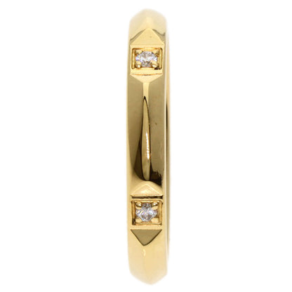 TIFFANY&Co. True Band Diamond Ring K18 Yellow Gold Ladies [Used]