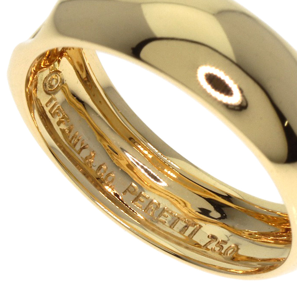 TIFFANY&Co.   Full heart Ring  K18 Yellow Gold Ladies [Used]