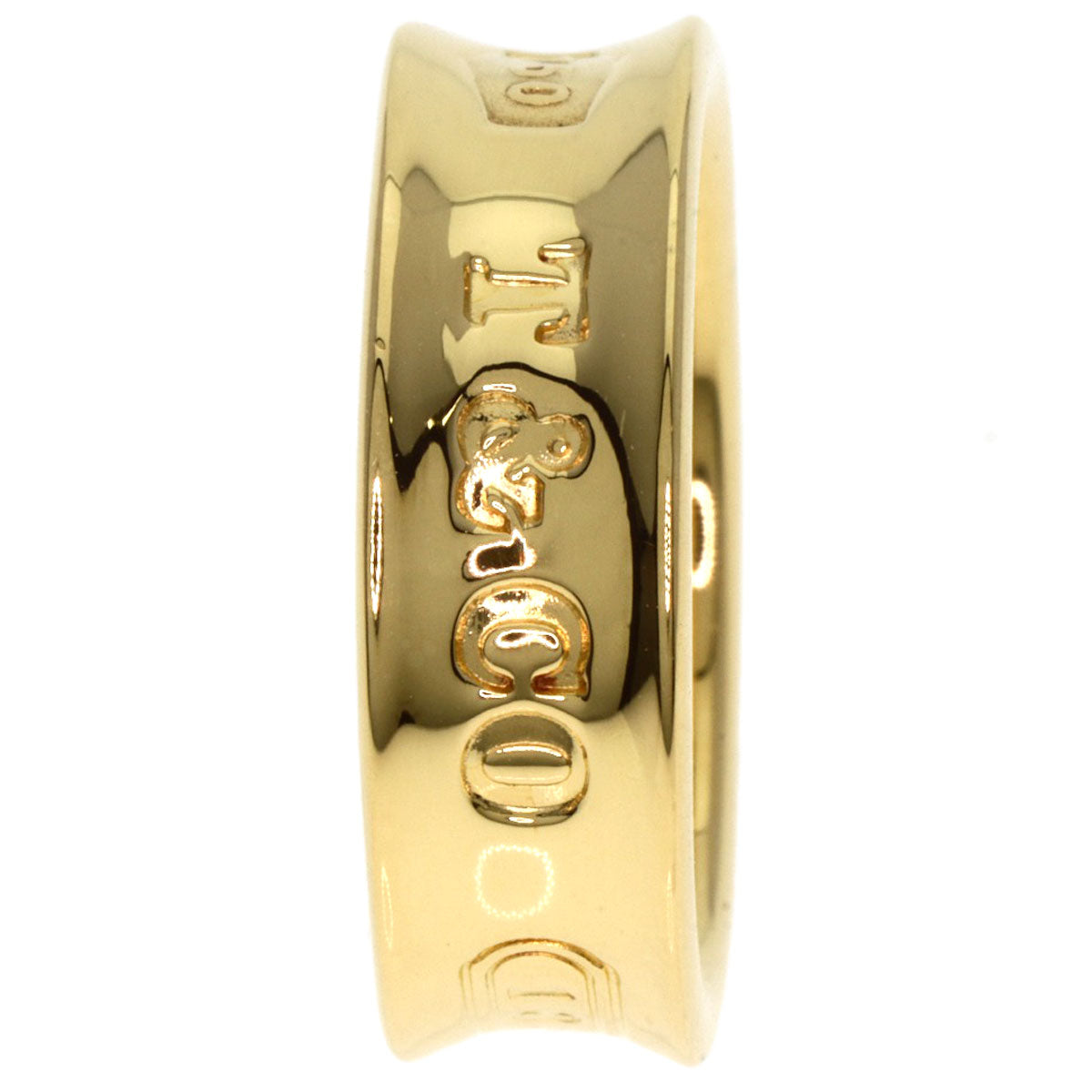 TIFFANY&Co. 1837 Ring K18 Yellow Gold Ladies [Used]