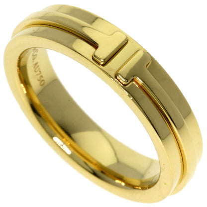 TIFFANY&Co. T TWO Ring K18 Yellow Gold Ladies [Used]