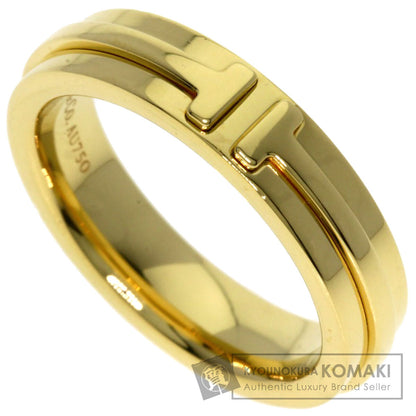TIFFANY&Co. T TWO Ring K18 Yellow Gold Ladies [Used]