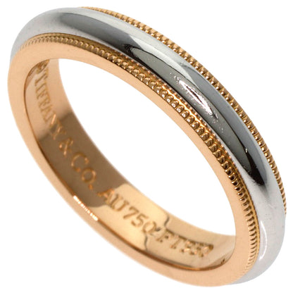 TIFFANY&Co. Milgrain Ring Platinum PT950 18K Pink GoldLadies [Used]