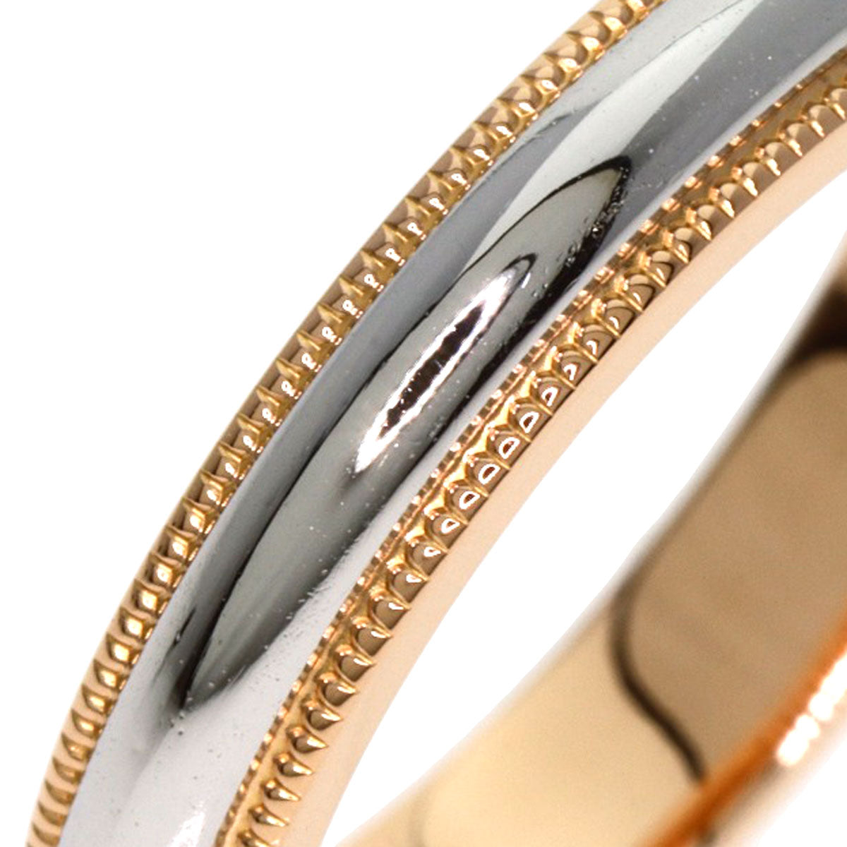 TIFFANY&Co. Milgrain Ring Platinum PT950 18K Pink GoldLadies [Used]