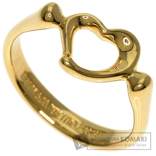 TIFFANY&Co. Open heart Ring K18 Yellow Gold Ladies [Used]