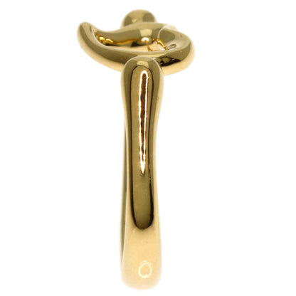 TIFFANY&Co. Open heart Ring K18 Yellow Gold Ladies [Used]