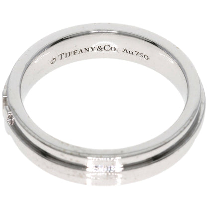 TIFFANY&Co. T TOW Narrow Ring K18 White Gold Ladies [Used]