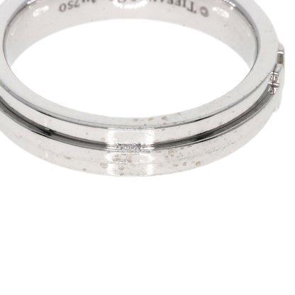TIFFANY&Co. T TOW Narrow Ring K18 White Gold Ladies [Used]